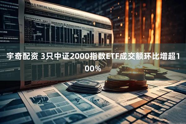 宇奇配资 3只中证2000指数ETF成交额环比增超100%